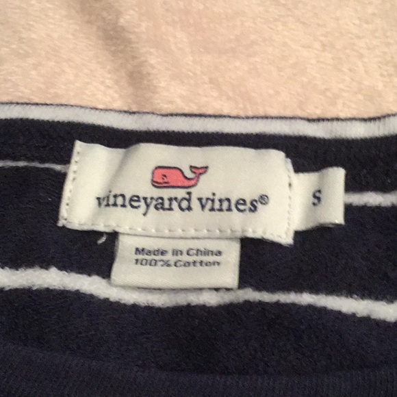 Vineyard Vines French Terry striped sweatshirt. S - Picture 3 of 3